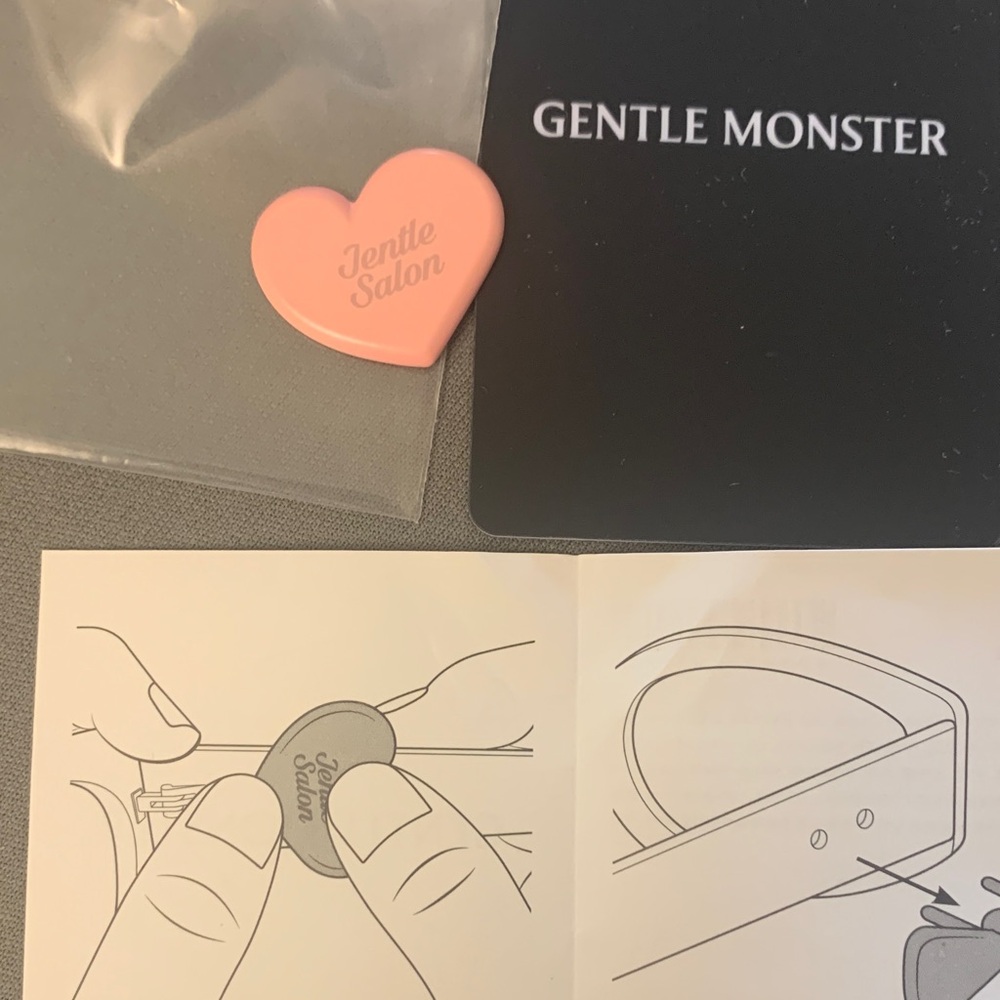 Gentle Monster Pink Heart Accessory